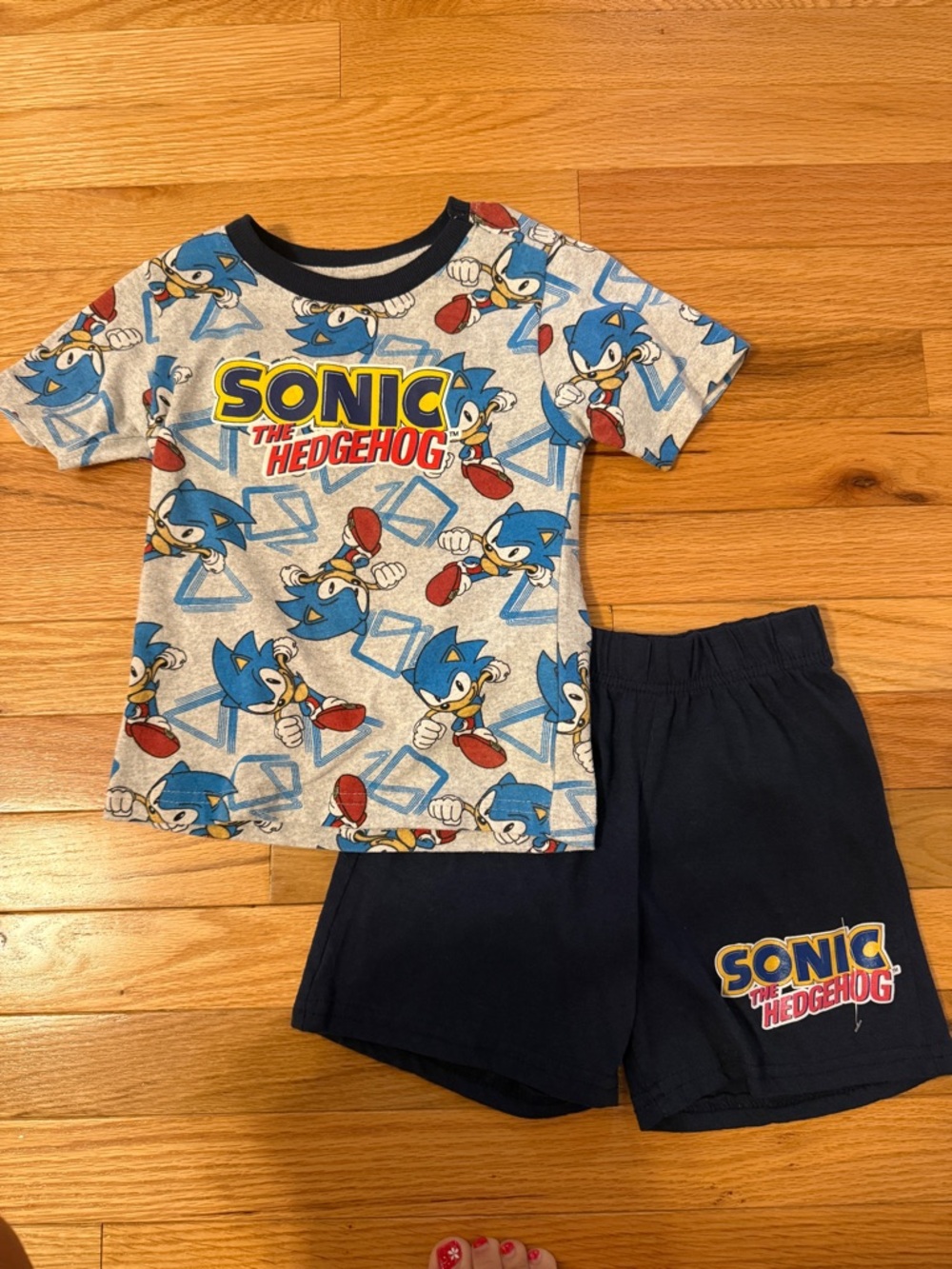 Sonic the Hedgehog Kids Matching Set - Blue & Navy